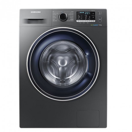 45-Lave Linge Frontale SAMSUNG Eco Bubble 7Kg Silver (WW70J5555FX)